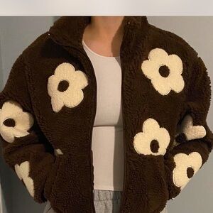 Mark Edwards Brown Sherpa Jacket